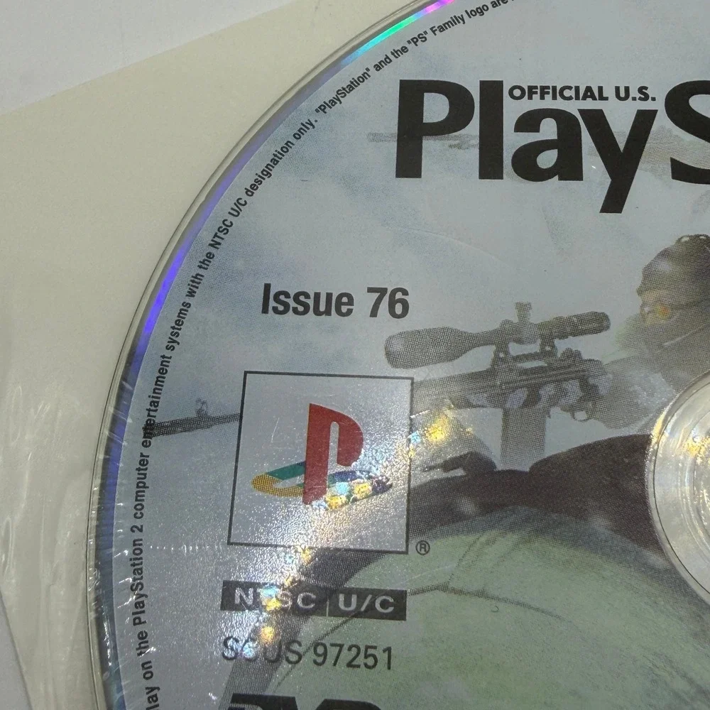 Sony PS2 OPM Issue 76 Demo Disc SCUS-97251 Retro Gaming Y2K Collectible